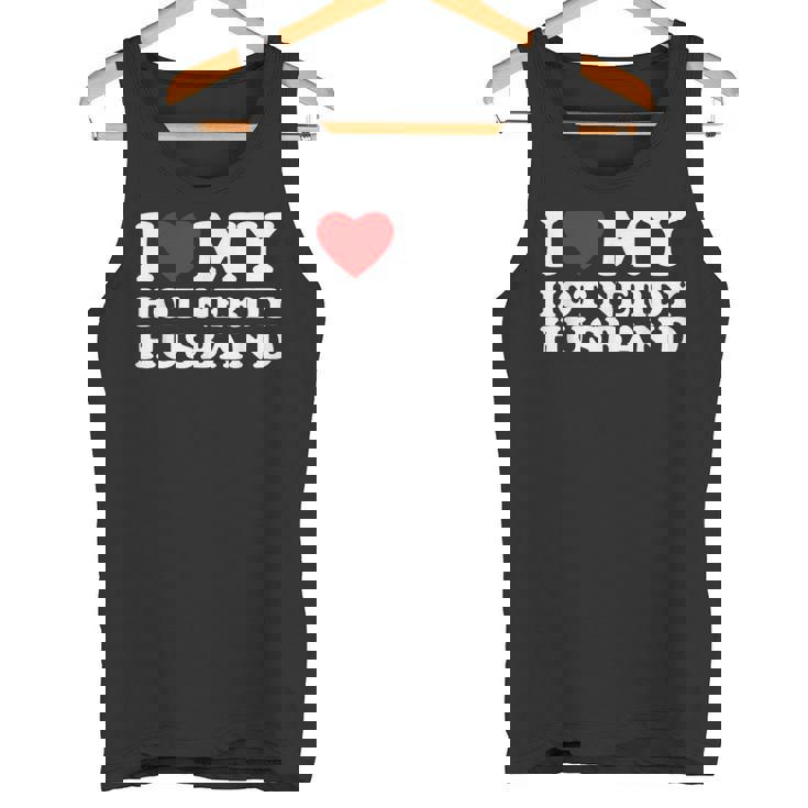 I Love My Hot Nerd Husband I Heart My Hot Nerd Husband Camiseta sin mangas