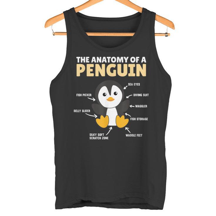 Lustige Erklärung Eines Pinguins Anatomie Eines Pinguins Tank Top