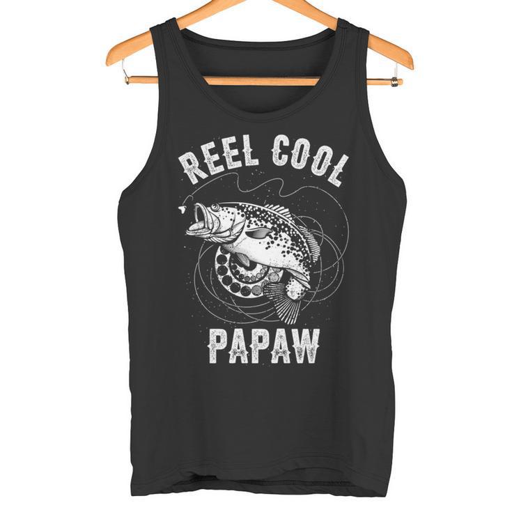 Lustige Rolle Coole Papaw Bekleidung Barsch Angeln Papa Opa Tank Top