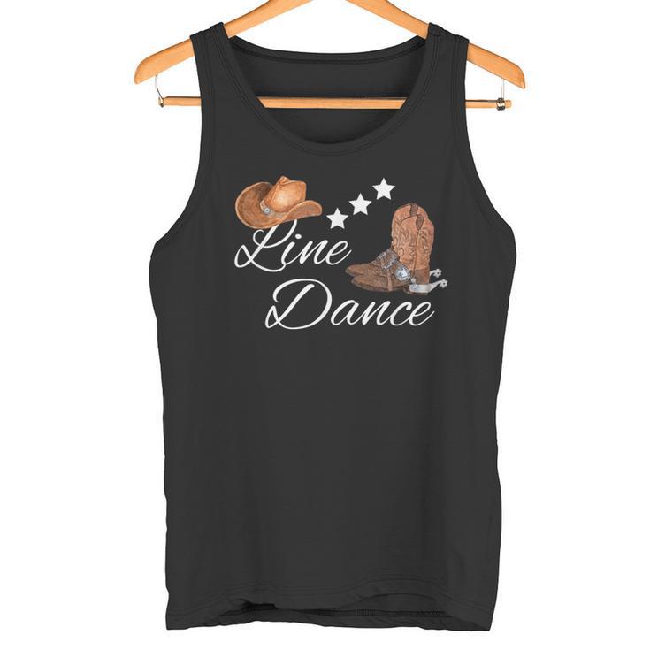 Lustiges Geschenk Für Line Dancer Mit Dem Line Dance Tank Top