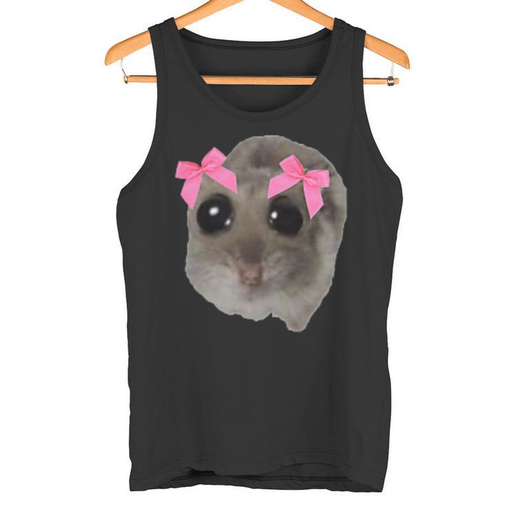 Lustiges Hamster Hamsti Dame Meme Tank Top