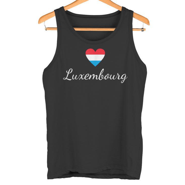 Luxembourg Luxembourg Flag Tank Top