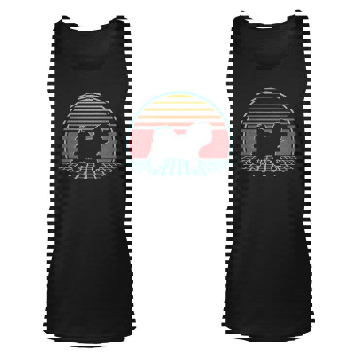Maltese Retro Vintage Dog Lover 80S Style Tank Top