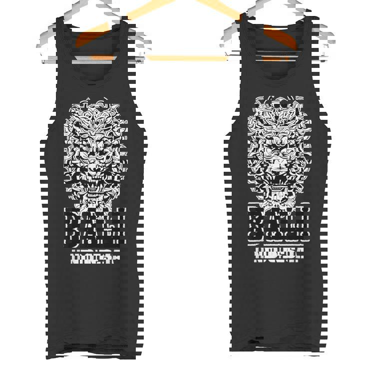 Máscara Barong Cultura Balinesa Bali Indonesia Camiseta sin mangas