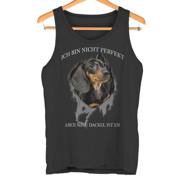 Mein Dachshund Ist Perfekt Dog Tank Top