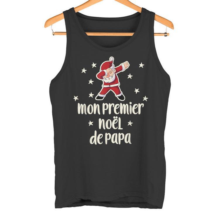 Mein Erstes Weihnachtsfeston Papa Dabbing Santa Eltern Tank Top