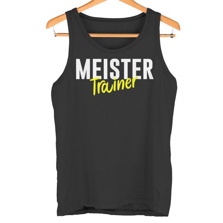 Meister Trainer Coach Football S Tank Top