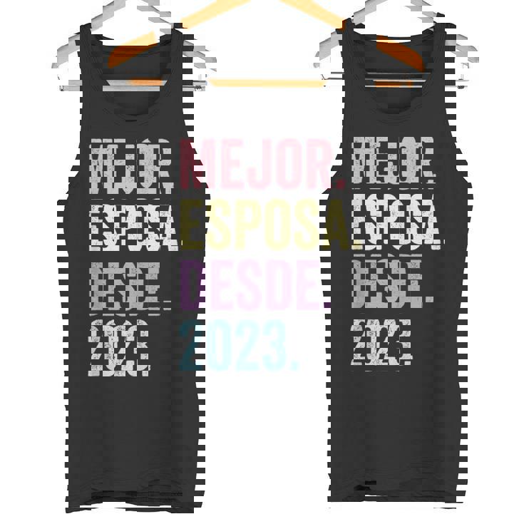 Mejor Esposa Desde 2023 1 Aniversario De Boda 1 Año Camiseta sin mangas