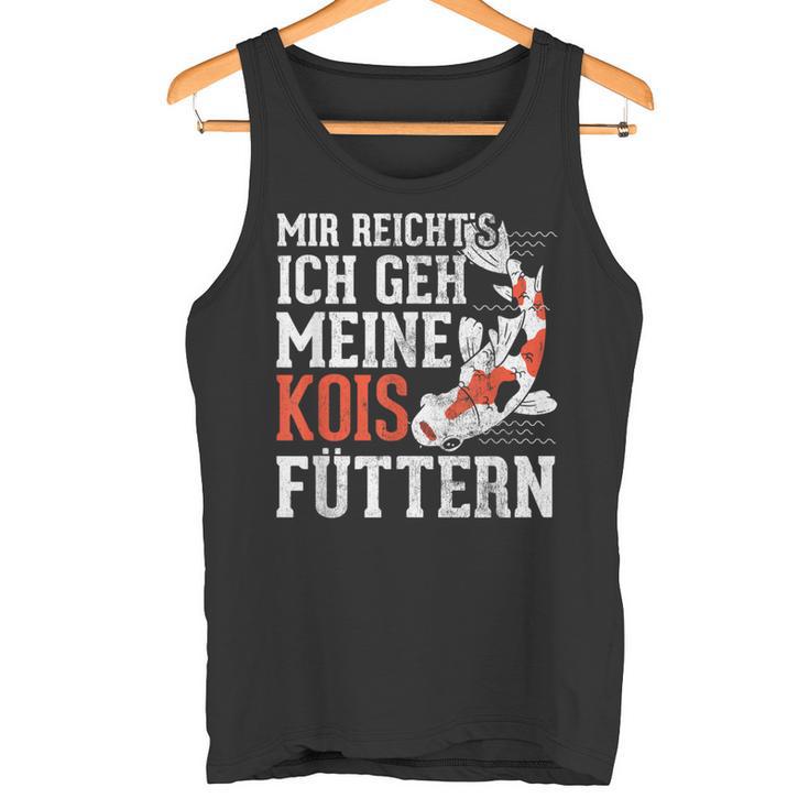 Mir Reicht's Kois Feeding Fish Aquarium Koi Tank Top