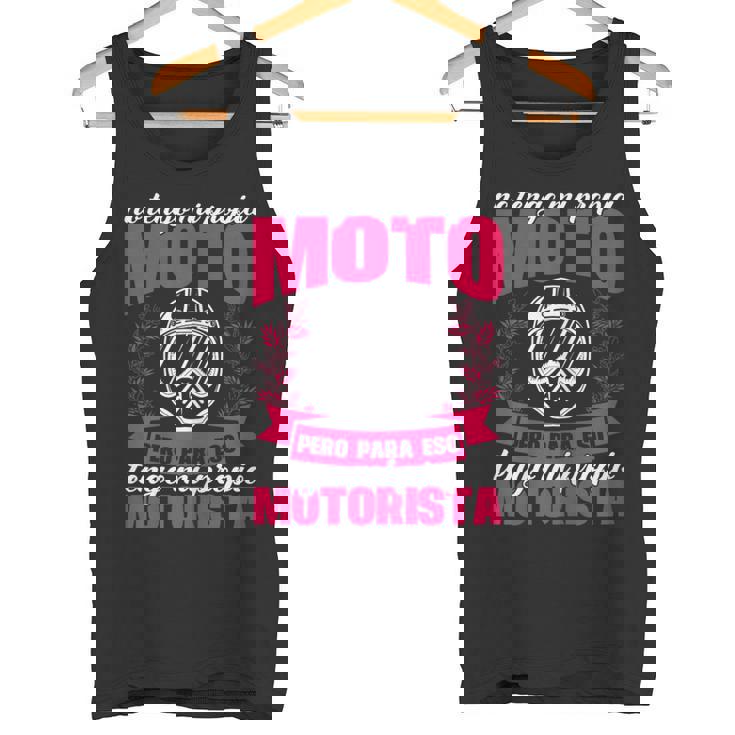 Motera Divertido Tengo Mi Propio Motorista Motociclist Camiseta sin mangas