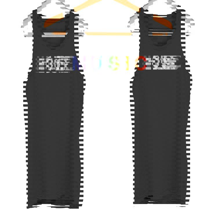 Música House Edm Rave Dj Electro Deep House Lover Camiseta sin mangas
