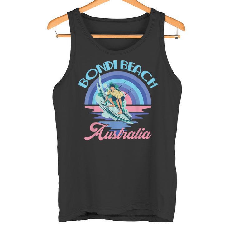 Nächste Welle Auf Australien Bondi Beach Surfen Urlaub Sommer Tank Top