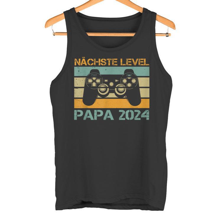 Nächstes Level Ich Werde Papa 2024 Ankündigung Gamer Tank Top