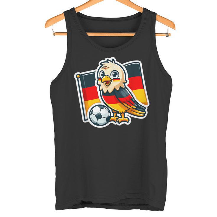 Niedlicher Adler Deutsch Banner Fan Deutschland Flagge Tank Top