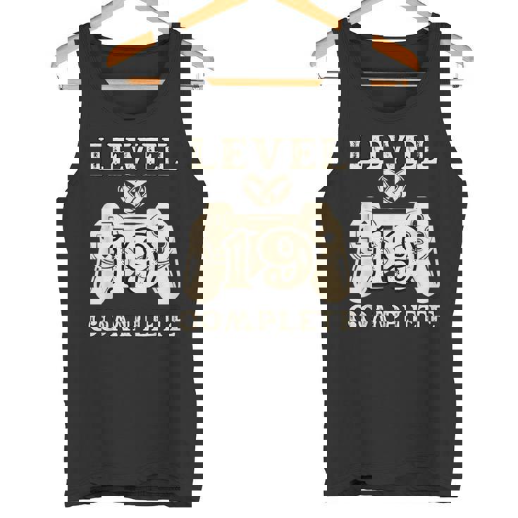 Nivel 19 Completo Para Hombres Idea De Regalo 19 Aniversario De Boda Camiseta sin mangas
