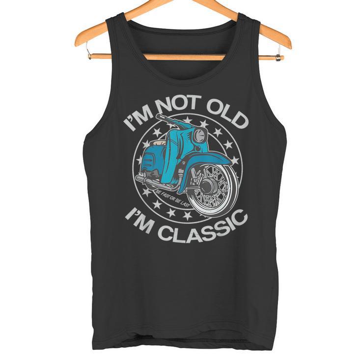 Not Old I'm Classic Schwalbe Kr51 Simson Moped Tank Top