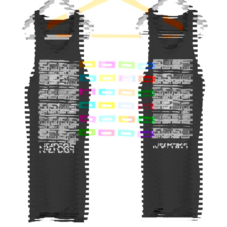 Nunca Olvides Cinta De Audio Para Cassette – Nunca Olvides 80S Camiseta sin mangas