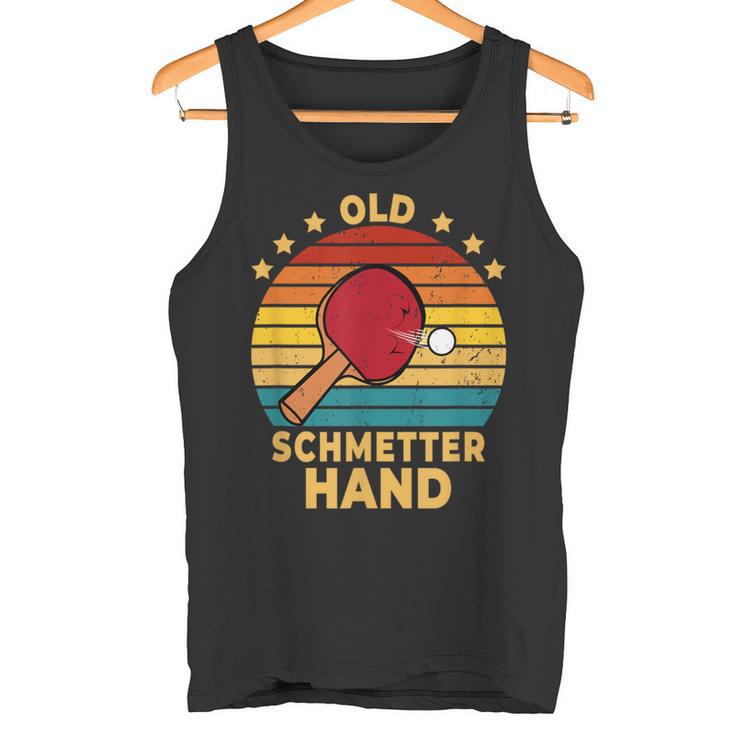 Old Butterhand Table Tennis Games Tank Top