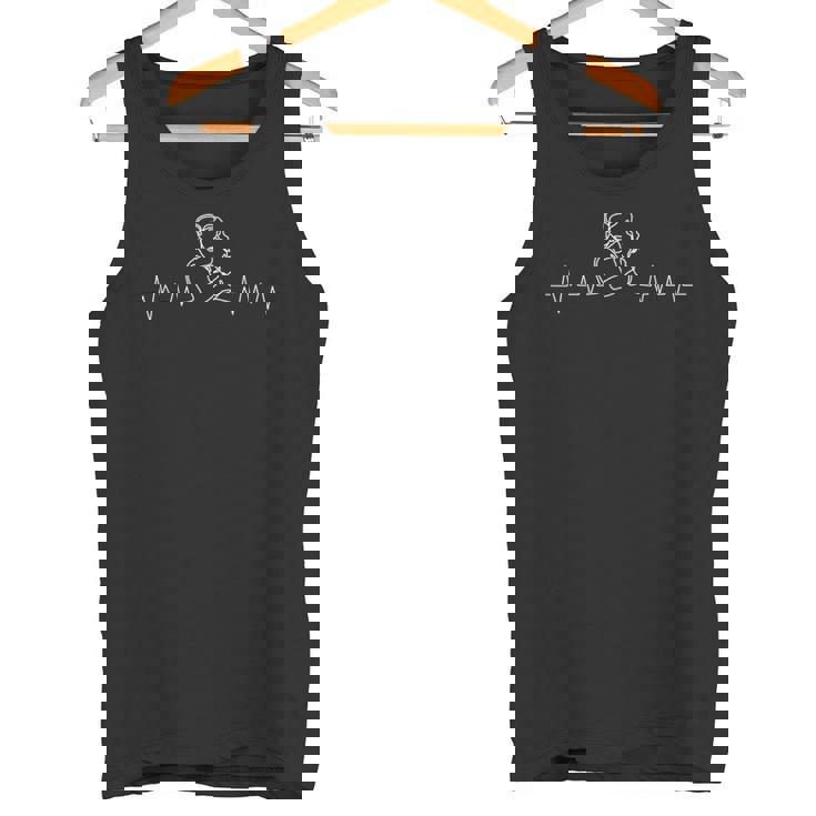 Padre Hija Latido De Corazón Look Pareja Día Del Padre Regalo Camiseta sin mangas