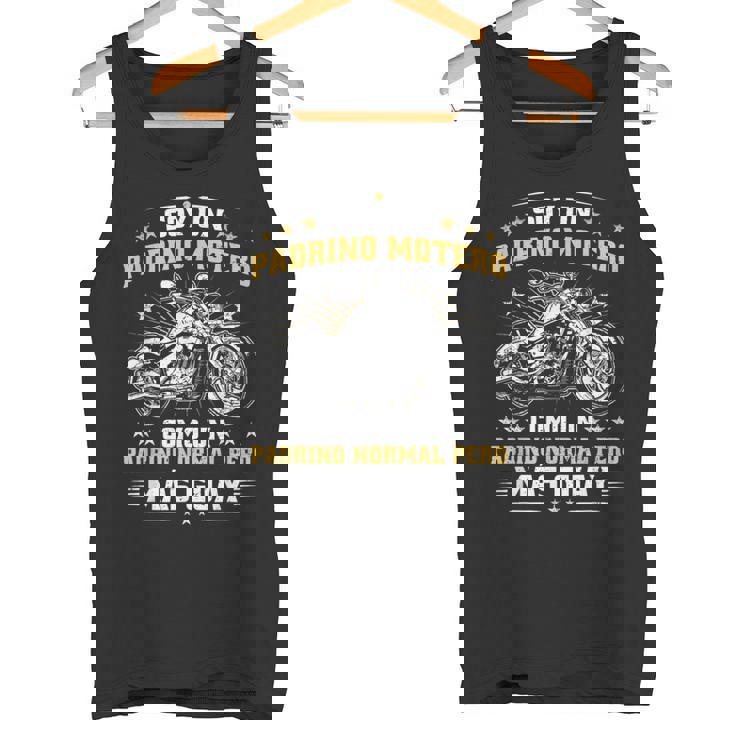 Padrino Motero Divertido Padrino Cumpleaños Motero Regalo Camiseta sin mangas