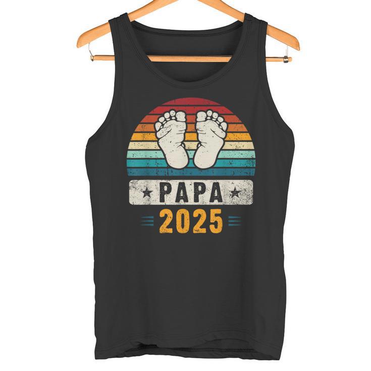 Papa 2025 Schwangerschafterkünden Werdender Papa Tank Top