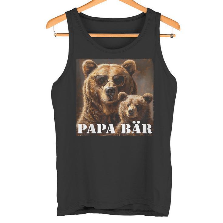 Papa Bär Geschenkatertag & Geburtstag Für Den Besten Papa Tank Top