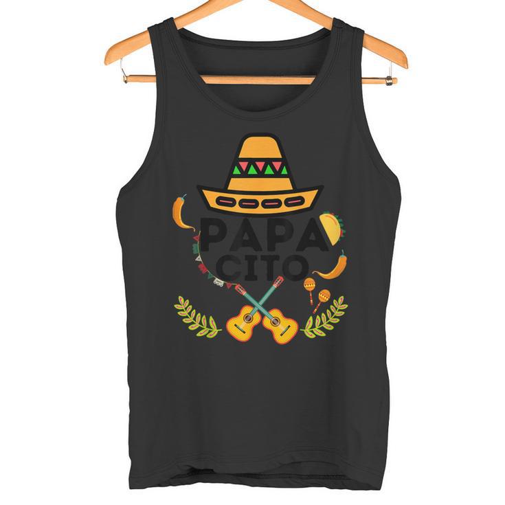 Papa-Familie Cinco De Mayo Passendes Paar Mexikanischer Papacito Tank Top