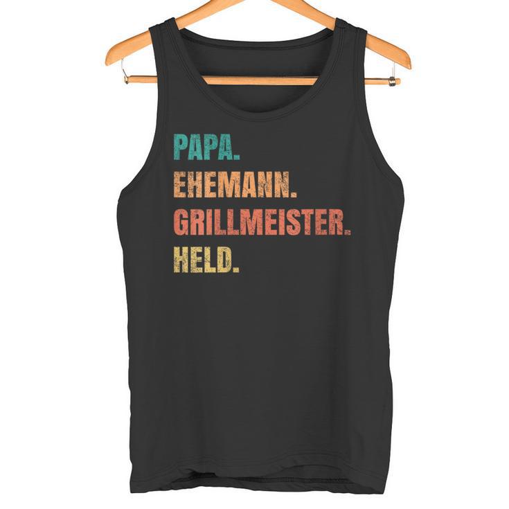 Papa Grillmeister Ehemann Held Tank Top