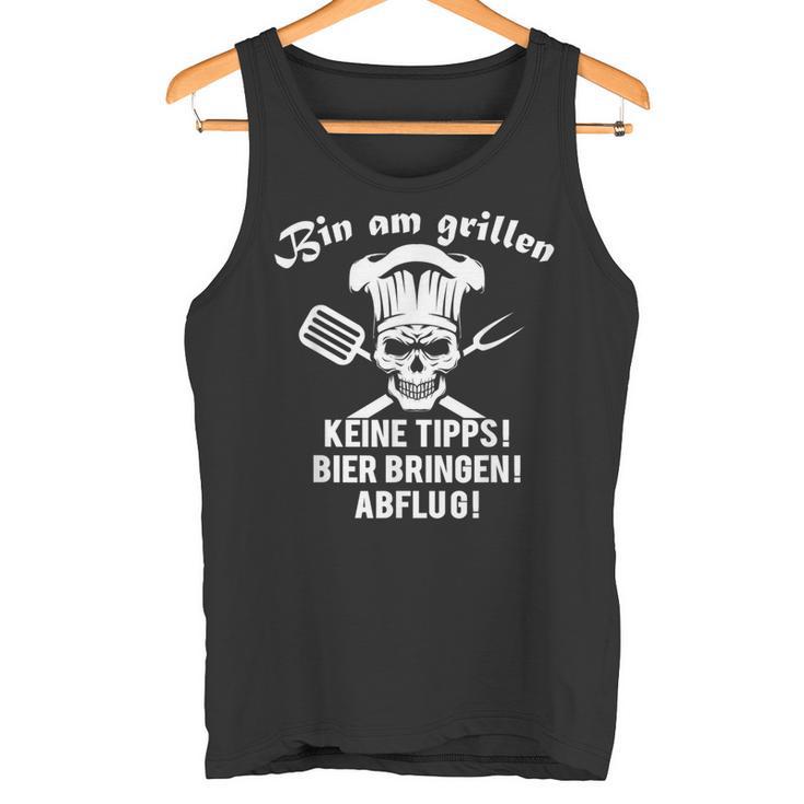 Papa Grillt Bin Am Grillen Grill Professional Tank Top