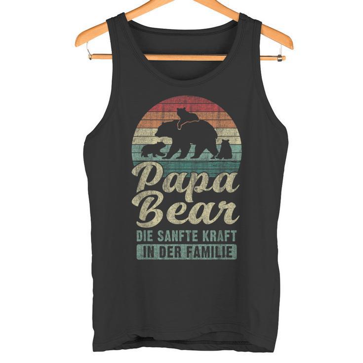 For Papa Mit Drei Kindern Papa 3 Children's Tank Top