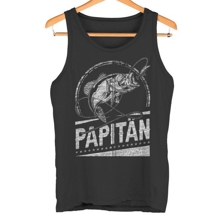 Papitän Papa Angler Papa Fischerintage-Look Kapuzenjacke Tank Top