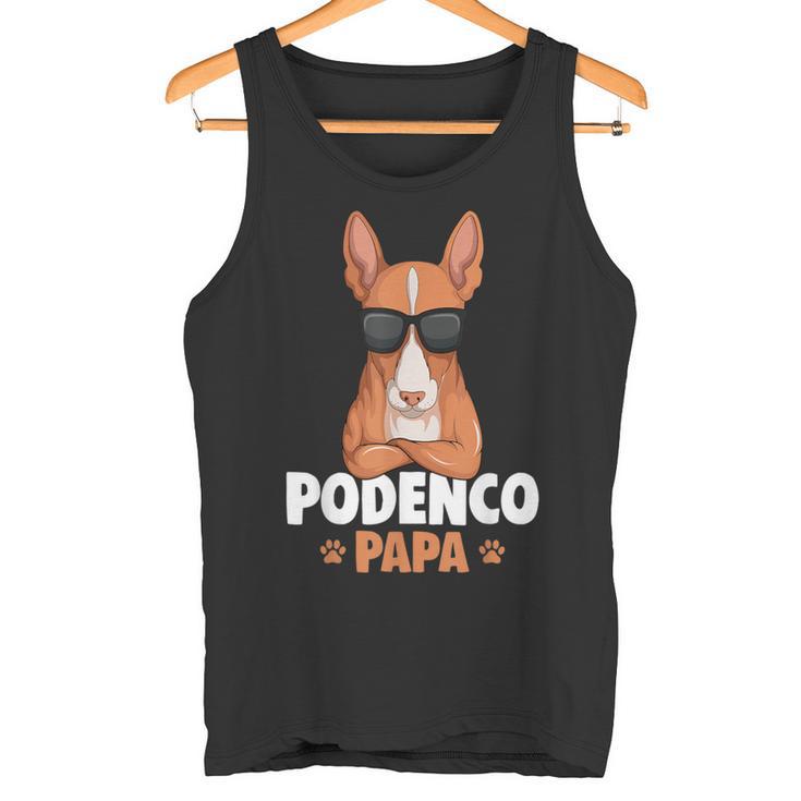 Podenco Dog Papa Podenco Ibicenco Tank Top