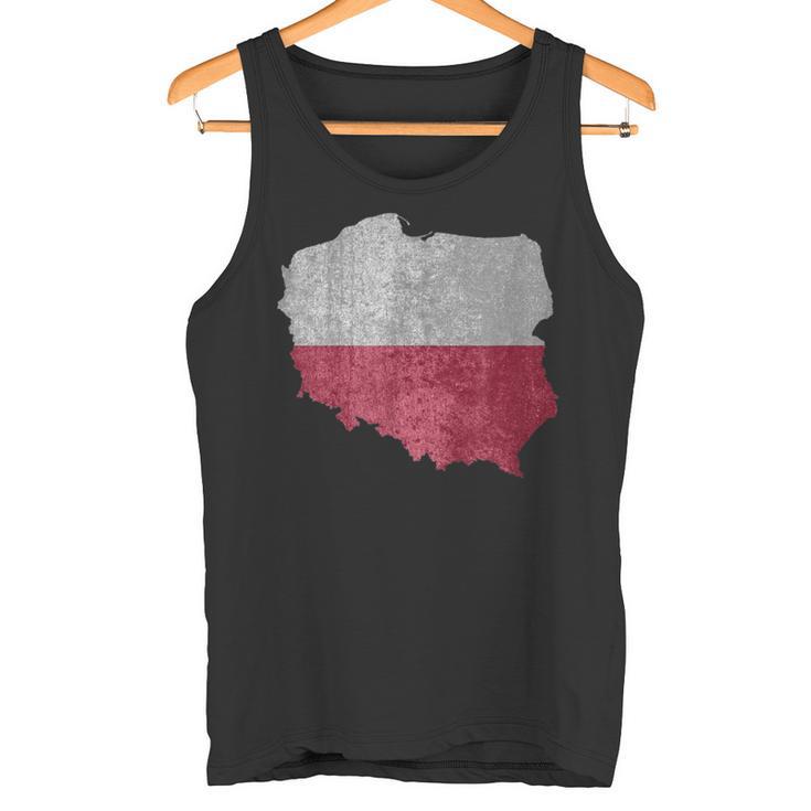 Poland Flag Tank Top