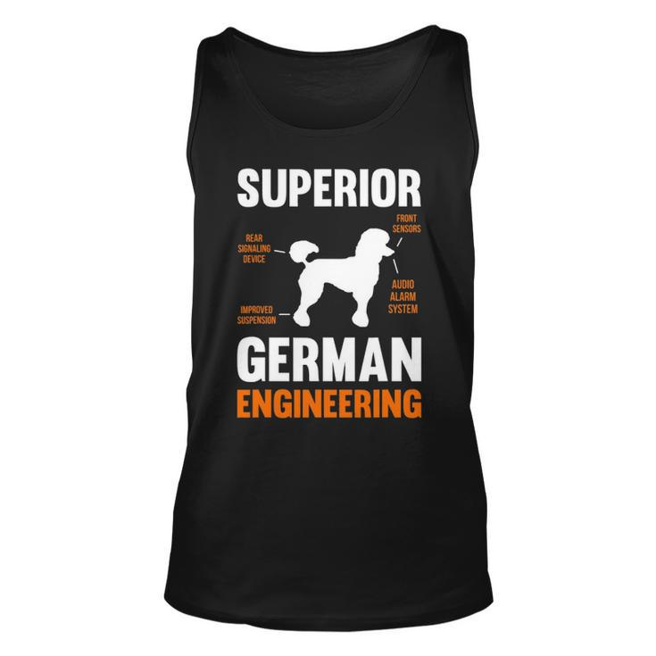 Poodle Dog Superior German Engineering Tank Top