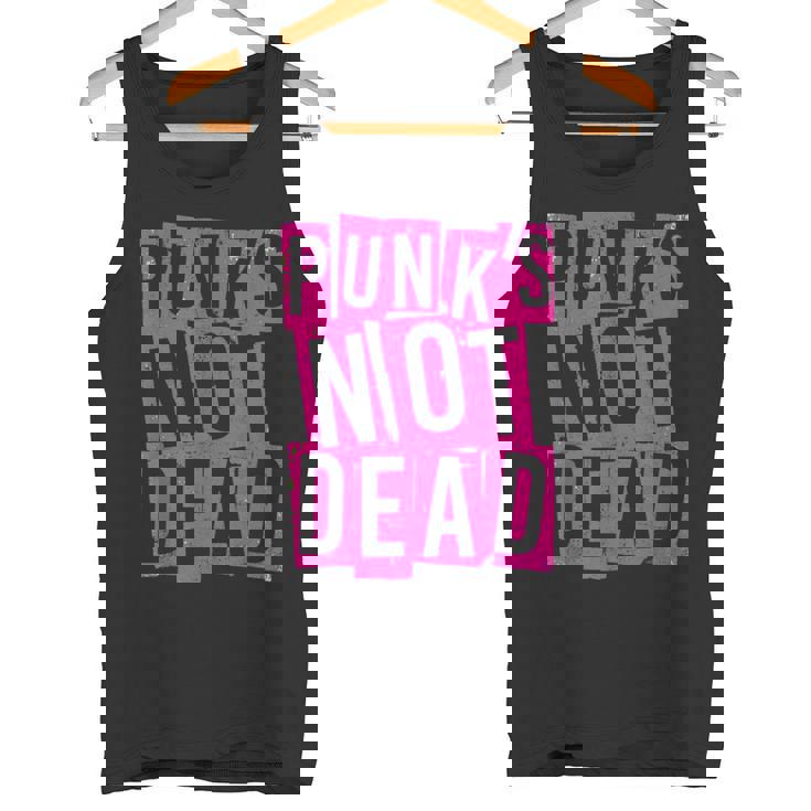 Punk's Not Dead -Intage Punk Rock Punk Is Not Dead Camiseta sin mangas