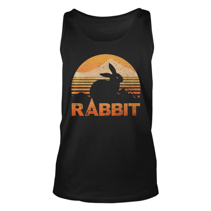 Rabbit Lover Vintage Retro Tank Top