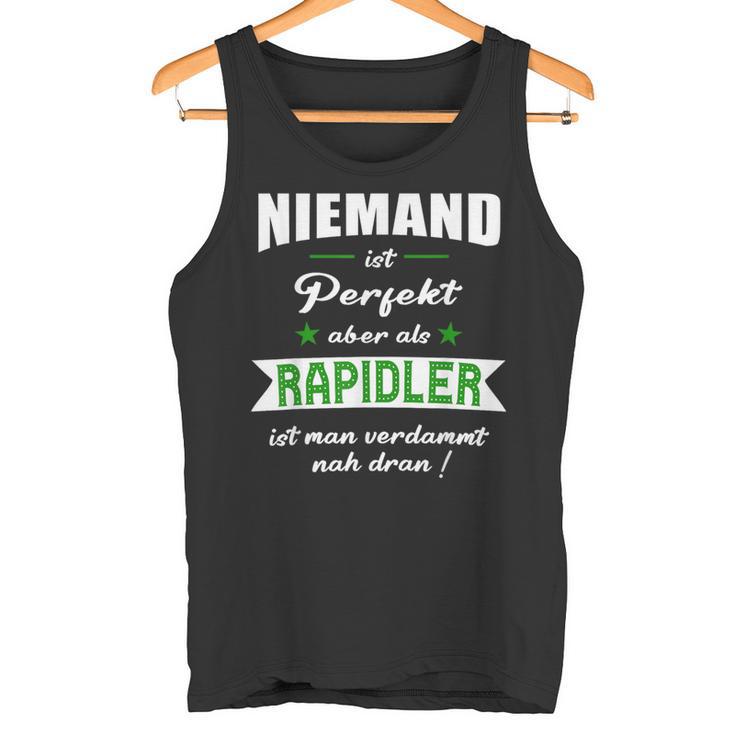 Rapidler Fußball Wien Niemand Ist Perfekt Rap Tank Top