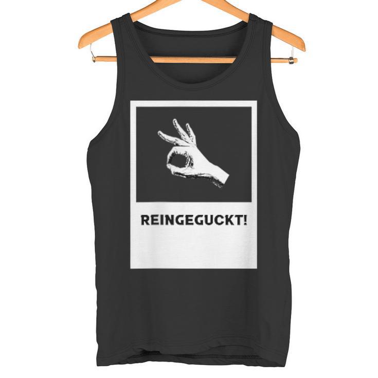 Reingeguckt Hand Finger Circle Tank Top