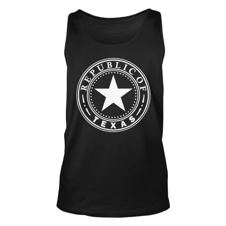 Republic Of Texas 1836 Official Lone Star Tx History Tank Top