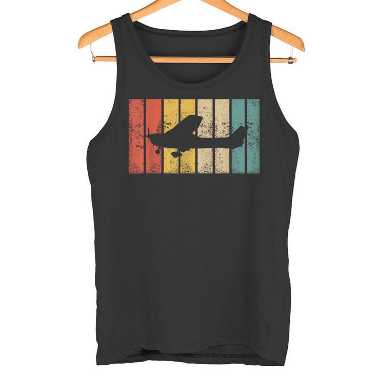 Retro Aeroplane Pilot Tank Top