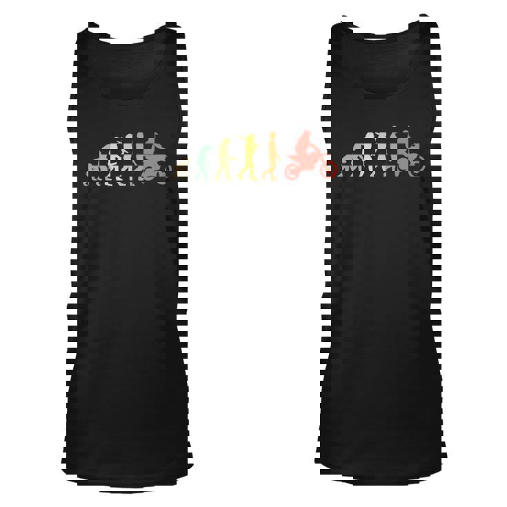 Retro Motocross Evolution For Motocross Riders Tank Top