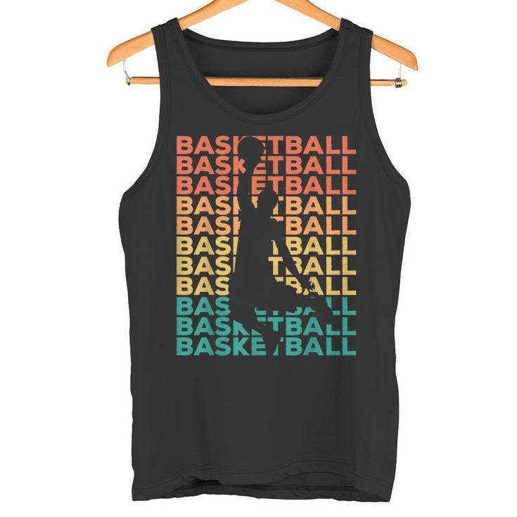 Retrointage Basketball For Basketball Players Tank Top