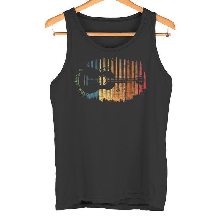 Retrointage Ukulele Player Guitarist Ukulele Ukulele Tank Top