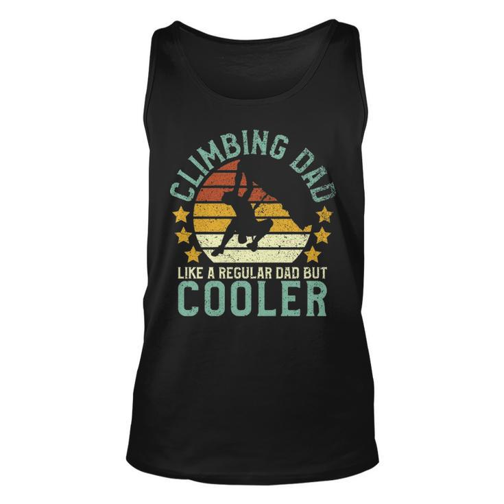 Rock Climbing Dad Mountain Climber Father's Day Pullover Tank Top