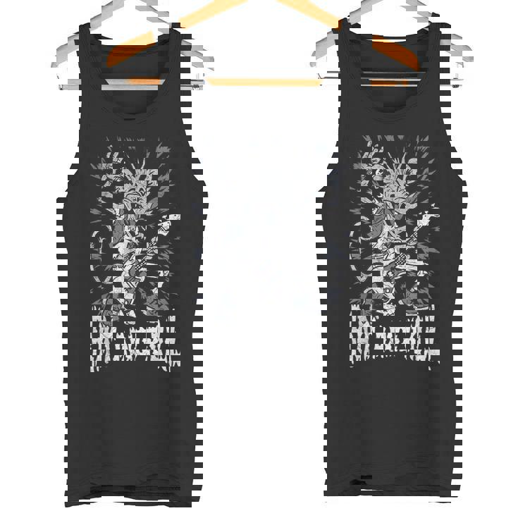 Rock And Roll Rat And Roll Rata De La Música Rockintage Camiseta sin mangas