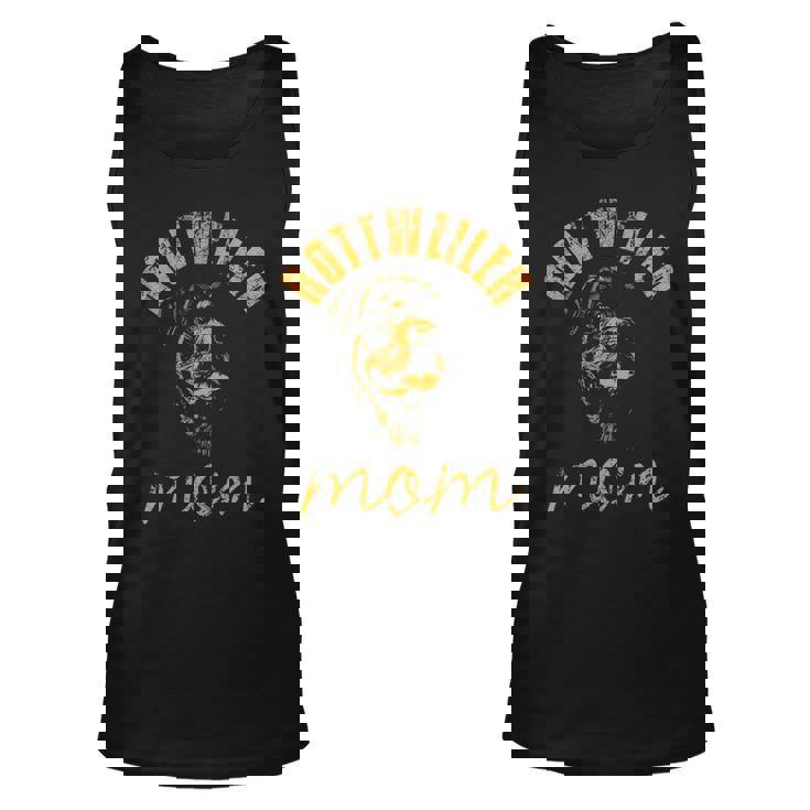 Rottweiler Rottie Mom Mom Vintage Tank Top