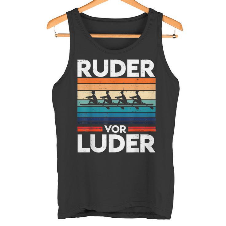 Ruderor Luder For Rowing Athletes Or Rowing Clubs Tank Top