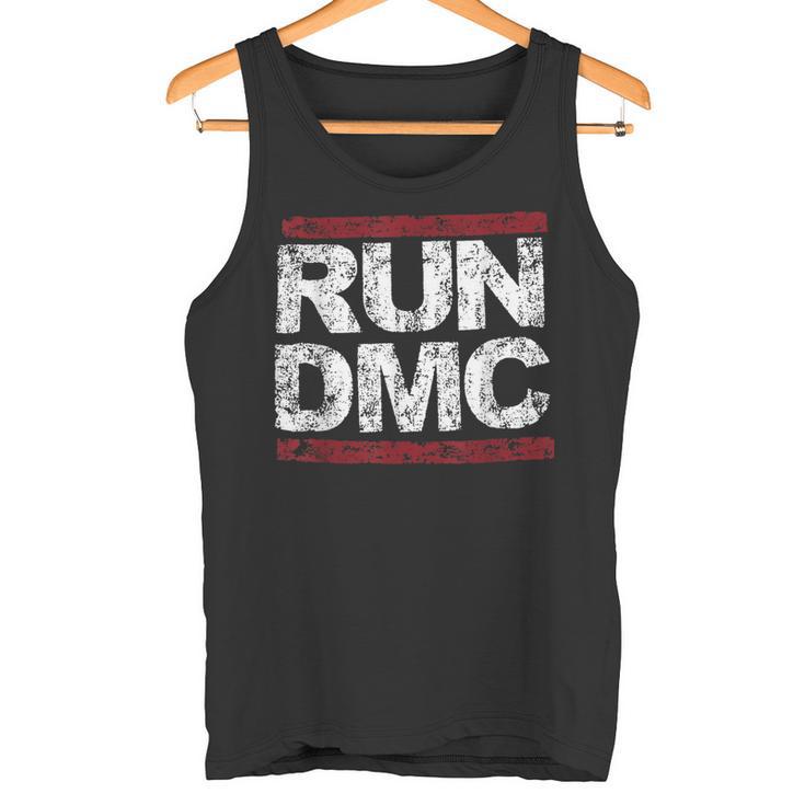 Run Dmc Grunge Logo Tank Top