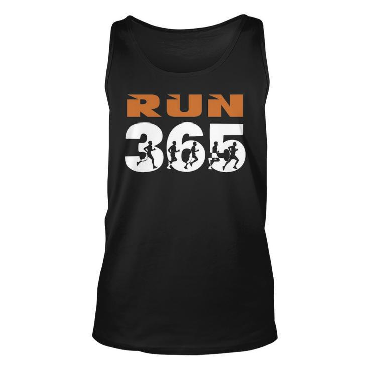 Run Streak Run 365 Runner  Running Slogan Tank Top