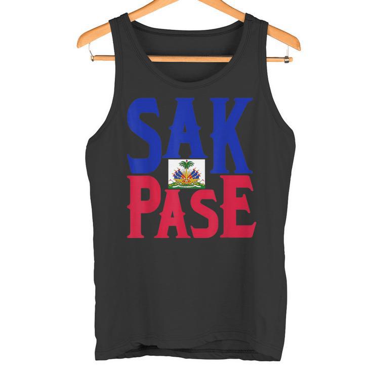 Sak Pase Niedliches Haitian-Creolen-Geschenk Tank Top